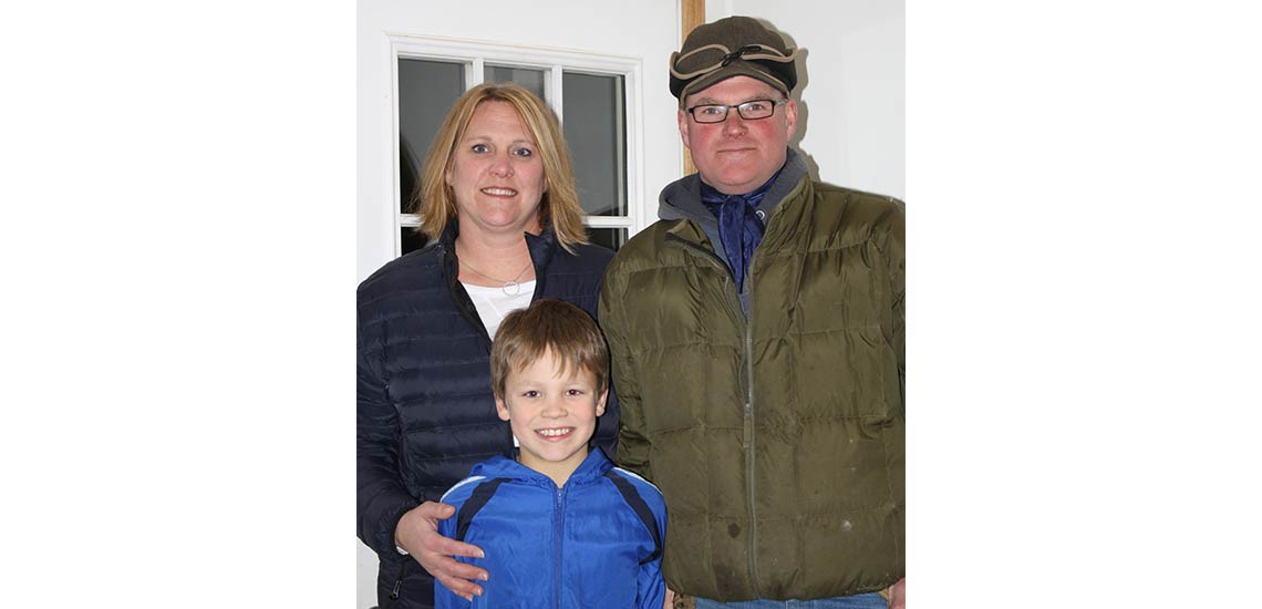 Quentin Johnson is our herdsmen at Mogck and Sons. We appreciate all the hard work he puts into our ranch. Pictured with him is his wife Jenny and Brock.